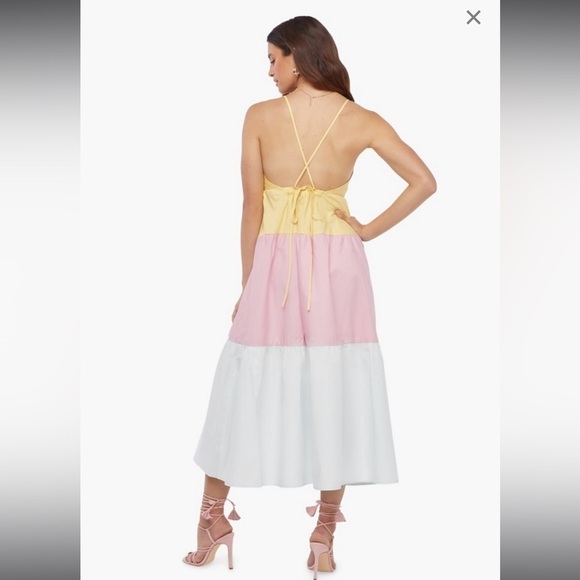JUSTFAB Color Block Maxi Dress - Picture 2 of 10